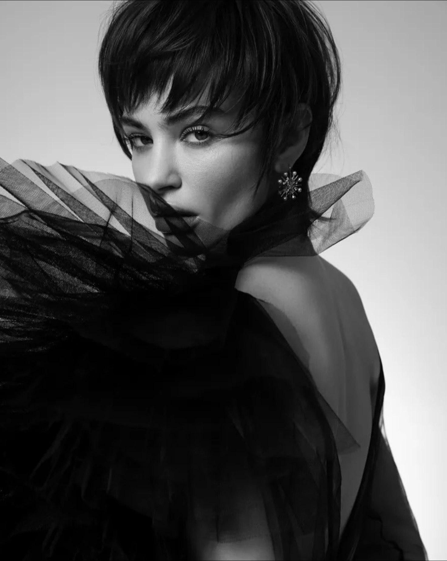 Elle Magazine Tulle